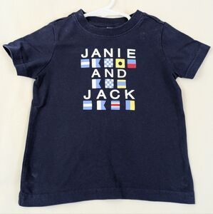 Janie & Jack Navy Flag T-shirt ~ 18/24 mo